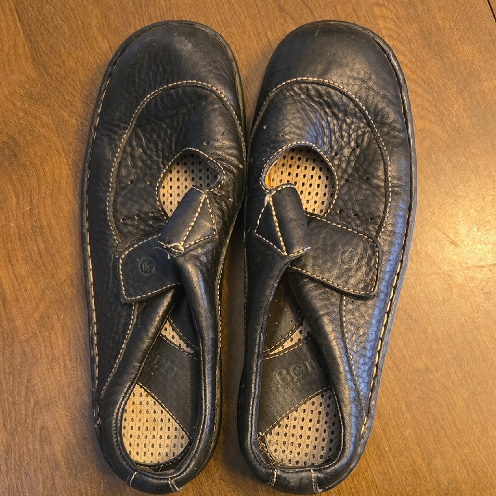 Born Black Leather Shoes